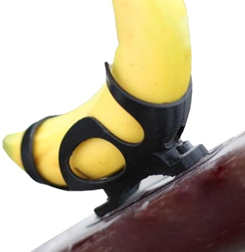 Uhngw Bike Bananas Carrier, Fahrrad Bananenhalter - Fahrräder Flaschenkäfig | Mont -Adapter -Rack -Klemme sichere Installation für das Pendeln des Berges