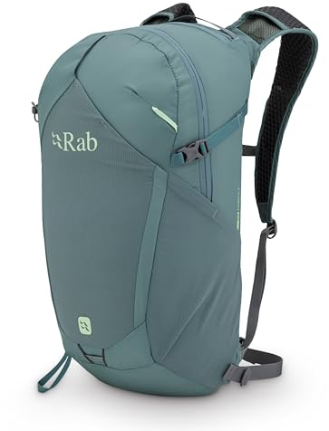 Rab Tygen Backpack - Sage - 22L(Back - M) | Lightweight Breathable Daypack, for Travel, Hiking, & Commuting