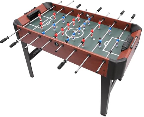 Gdetnysty Kickertisch Kicker Tischkicker Tischfussballspiel Profi Stabil TischfußBall TischfußBallspiel Mit Griffen Anzeigetafel 120x61x81Cm Zu Bieten Unterhaltung FüR Jugendliche Oder Erwachsene