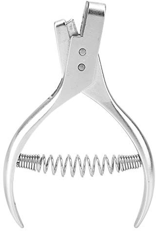 Professionelle Hochleistungs-Lochzange aus Stahl, ergonomisches Design, Nählochmarkierungswerkzeug für Schneider, Bastler, Kraftpapier-Visitenkarten, 10,9 cm