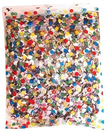 ARKRAFT coriandoli colorati per carnevale festa compleanno 8 buste da 250g (CC 2KG)