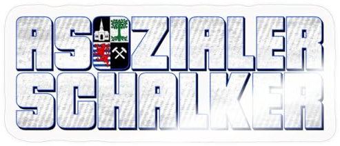 Asozialer Schalker Schalke Gelsenkirchen Fußball Sticker Aufkleber