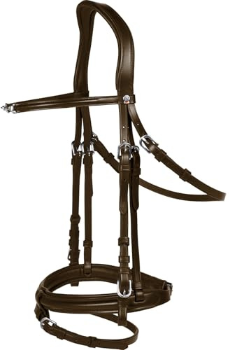 WALDHAUSEN Trensenzaum X-Line Charmbit, braun, VB