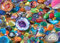 Peter Pauper Press Crystals and Gemstones 1000 Piece Jigsaw Puzzle, White