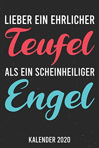 Kalender 2020: Ehrlicher Teufel A5 Kalender Planer für ein erfolgreiches Jahr - 110 Seiten