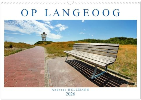 OP LANGEOOG (Wandkalender 2026 DIN A3 quer), CALVENDO Monatskalender: Ein Spaziergang über die Insel Langeoog (CALVENDO Orte)