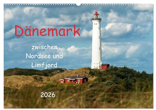 Dänemark zwischen Nordsee und Limfjord (Wandkalender 2026 DIN A2 quer), CALVENDO Monatskalender: 13 Fotos des Nordwestens von Jütland (CALVENDO Orte)