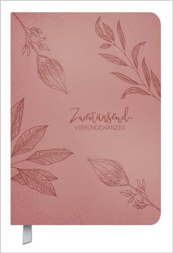 Timer Soft Touch 18 Monate rosewood 2024/2025: Terminplaner A5 in Lederoptik / Kalendarium von Oktober 2023 bis März 2025, Notizen und Lesezeichenband