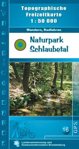 Topographische Karten Brandenburg, Naturpark Schlaubetal: Topographische Freizeitkarte 1:50000 (Topographische Freizeitkarten 1:50000, Land Brandenburg: Für Wanderungen, Rad- und Bootsfahrten)