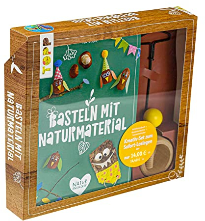 Kreativ-Set Basteln mit Naturmaterial: Buch mit Grundlagen und Bastelideen sowie Kastanienhalter und Kastanienbohrer (Buch plus Material) (Kreativ-Sets)