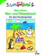 Mein dicker Mal- und Rätselblock für den Kindergarten