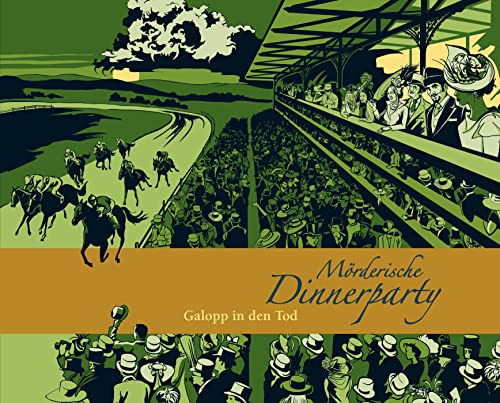 Mörderische Dinnerparty – Galopp in den Tod - Krimidinner für zuhause für 6 bis 8 Personen/ spannendes Krimi Dinner Spiel/ Krimispiel für Erwachsene
