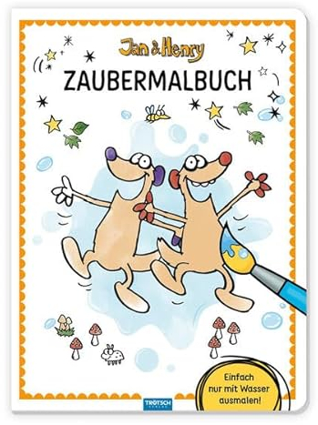Trötsch Malbuch Jan und Henry Zaubermalbuch: Malbuch Ausmalbuch (Jan & Henry)