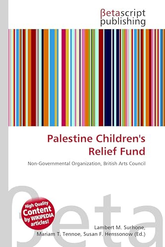 Palestine Children's Relief Fund: Non-Governmental Organization, British Arts Council