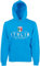 AkyTEX Italien Italia Fan-Hoodie EM-2021 Kapuzenpullover Azurblau S