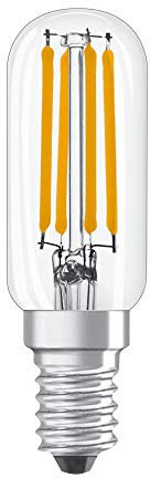 LED Lampe Special T26 für Kühlschrank mit E14 Sockel, 6,50 W, Ersatz für 55W-Glühbirne, Warmweiß (2700K)