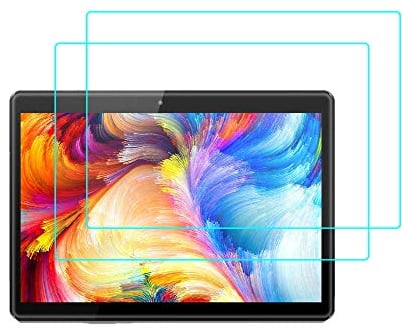 Screen Protector for Pritom Tronpad M10 10 Inch Tablet, 9H Tempered Glass [Bubble-Free] Screen Protector for Pritom Tronpad M10 10 Inch Tablet/VUCATIMES N10 10-Inch, 2PC