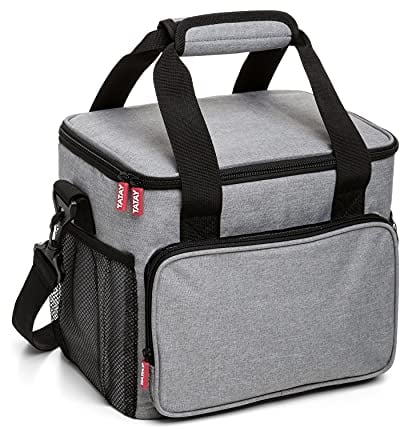 Tatay 11L Nevera para alimentos, bolsa térmica porta alimentos, triple capa aislante, flexible y 100% estanco. Urban Food Picnic Gris con aislamiento térmico para comida