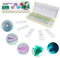 50 Prepared Microscope Slides with Specimens for Kids Students - Plants Insects Fish Animals Human Tissue Cells Samples, for Biological Science Lab, Children Education, Homeschool