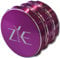 ZYE Herb Grinder – Quality Aluminium w/Ultra Sharp Teeth – Large 2.5 4 Piece w/Twist & Lock Storage Layer – No Flaking and Non-Stick - Purple