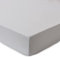 URBANARA Spannbettlaken MATA - Hellgrau - 180x200x26 cm, 100% Baumwolle mit Soft-Peach-Finish – Bettlaken, Baumwoll-Laken, Betttuch, Haustuch