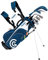 DUNLOP Cleveland Golf Cleveland Golf Junior Medium (confezione da 6) per 7-10 anni (115 cm-135 cm), angolo di sdraiamento: 60° (I#7), blu