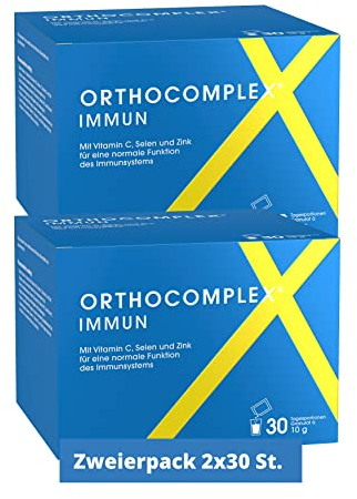 ORTHOCOMPLEX IMMUN 2x30 St. - zum Immunsystem stärken - 60 Tage Immun Boost - Rundum-Sorglos-Granulat mit allen relevanten Vitaminen & Mineralien