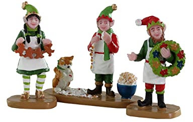 Magie di Natale Elfi furbi, Personaggi per Villaggio di Natale in Resina