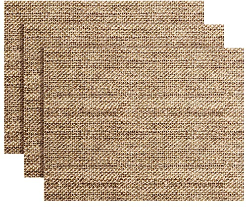 100 Stück Einweg-Tischsets aus Jute, bedruckt, 27.9x43.2 cm, rustikal, natürlich, braun, Ladegerät, rechteckige Einweg-Tischsets, Bauernhaus, Esstisch, Matte für Baby, Kinderparty