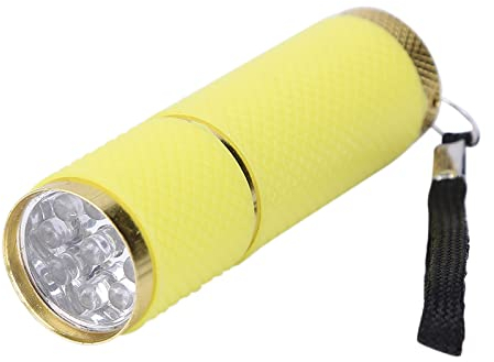 Mini lampe de poche, 9 LED, lampe de poche portable pour enfants, pour l'anniversaire des enfants, imforméable, en aluminium, petite lampe de poche avec lanière, pour l'école, activités à la bouche