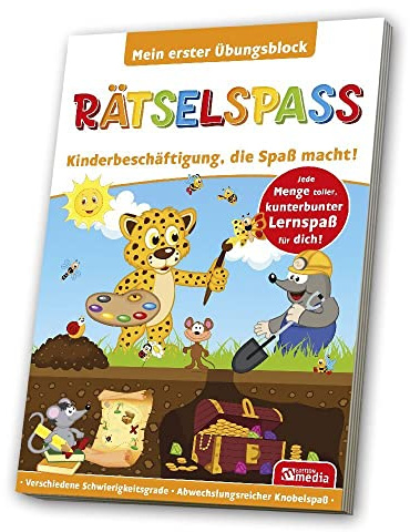 Lern- / Übungsblock A5 - Rätselspass: 80 Blatt