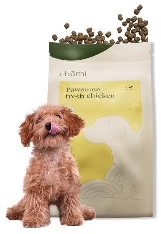 Chōmi Welpen Trockenfutter mit frischem Huhn | Puppy Hundefutter | Trockenfutter für Hunde | gesund für Fell und Darm | getreidefrei und ohne Konservierungsstoffe (3kg, Chicken)…