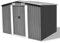 Keketa Gartenhaus Lagerhaus Grau Metall 257x205x178cm