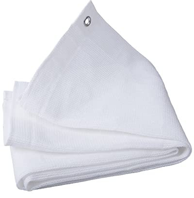 Pergolas Baratas Para Jardin, Telas Impermeables Para Exterior, Toldo Sombra, Para Parasoles, Caza, Tiro, Acampada, Duradera Con Ojales, Durable Y Fácil De Plegar ( Color : White , Size : 4m*8m(13*26.