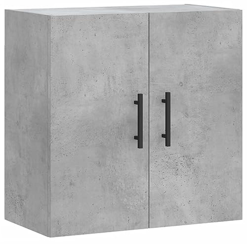 vidaXL Wandschrank Betongrau 60x31x60 cm Holzwerkstoff