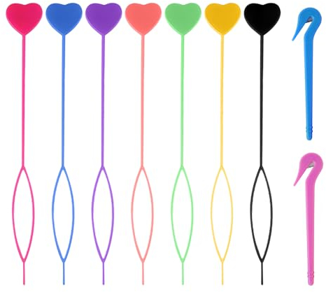 7 outils pour élastiques à cheveux, 2 outils d'épilation, outils de tressage, aiguilles à tresser, aiguilles à perles de cheveux, outils de tressage rapide, accessoires de coiffure