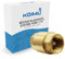 kör4u Rückschlagventil System York 1 1/4 Zoll, Messing, PN10, beidseitigem Innengewinde, Trinkwasser geeignet (1 1/4)