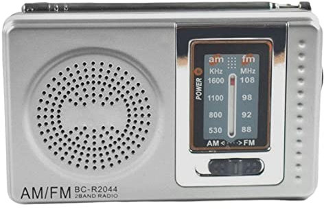 Samuliy Radios Portables AM FM - Radio à Transistor AM FM à Piles - Radios à transisto AM FM avec Prise pour écouteurs Haut-Parleur, pour Les Parents, Les Parents, Les aînés