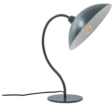 Lucande Tischlampe 'Arvadon' (Modern) in Blau aus Metall u.a. für Wohnzimmer & Esszimmer (1 flammig, E14) - Tischleuchte, Schreibtischlampe, Nachttischlampe, Wohnzimmerlampe
