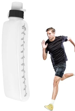 Botella De Agua De Deporte Transparente, Botellas De Agua De Ciclismo De 330 Ml, Botellas De Agua De Prensa Para Deportes Y Fitness Con Balanza, Botella De Agua Portátil A Prueba De Polvo Para Adultos