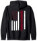 Robe de sensibilisation à l'hémochromatose drapeau américain USA Sweat à Capuche