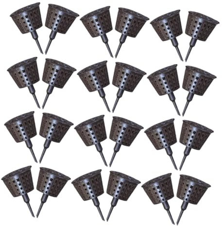 Milisten 30 Stück Bonsai Düngebox Mit Deckel Kunststoff Für Orchideen Und Kakteen Pflanzdüngerhalter Bonsai Nährstoffbecher Gartendüngerkorb Für Nachhaltige Pflanzenpflege