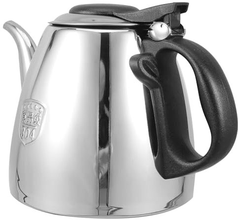 Cabilock Stove Top Tea Kettle Capacity Grey Finish Stainless Steel Kitchen Water Boiler Easy to Use