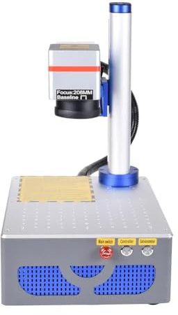Raycus QS 30W Faserlaser-Markierungs-Maschine 175 * 175mm Metall-Markierungs-Drehachse
