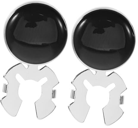 OATIPHO Boutons De Manchette Homme En Cuivre Accessoires Costume Élégants Pour Mariage Et Réunion D’Affaires Boutons De Manchette Ronds Et Cache-Boutons 1.5 Cm
