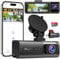 Vasip 4K Dash Cam Front and Rear Inside, 5GHz WiFi, 3 Channel Dash Cam for Cars, 3.16” IPS Dash Camera for Cars with 64GB SD Card, Night Vision, WDR, G-Sensor, Loop Recording, 24H Parking Mode
