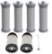 Daaxing Kit de filtres pour aspirateur sans fil Tineco Pure-ONE S15, S15 Essentials, S15 Pet, S15 Pet EX, 2 pré-filtres, 4 post-filtres, 1 brosse de nettoyage