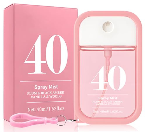 Parfüm Bodyspray Damen,48ml Fruchtiges Body Mist Mit Haken | Long Lasting Fragrance Spray,Hair and Body Fragrance Mist,Parfum Damen,Damenparfum Körperspray für Tägliches,Reisen,Pendeln