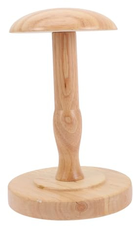 FIXOSHEE Holz hutständer Tischmodell Robuster Hutdisplay halter für Laden mit Stabilem Design zur Hutpräsentation und Schutz vor Verformung Praktisches und Dekoratives Hutregal für