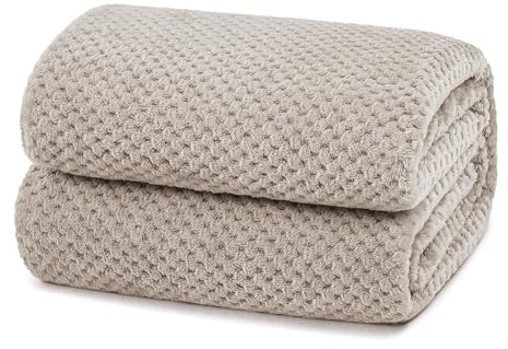 Yebeda kuscheldecke Flauschig Decke Fleecedecke 150x200 cm, Kamel